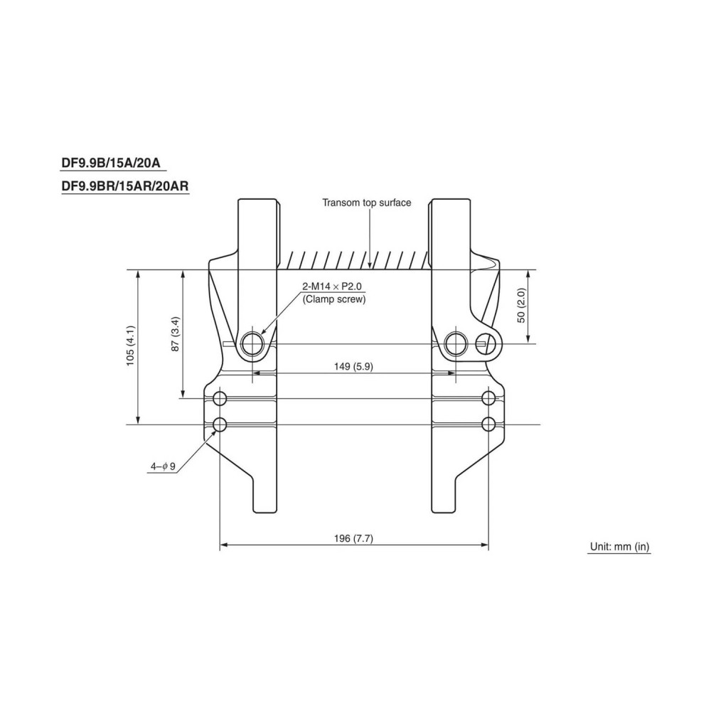 2х-тактный лодочный мотор SUZUKI DT15AS