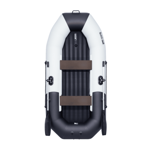 Гребная лодка ПВХ ТАЙМЕНЬ N-270 НД серый-чёрный