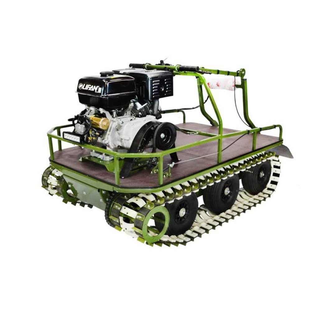 Мотобуксировщик KOIRA TR С понижающим редуктором (для болот), всесезонный. 13 л.с.