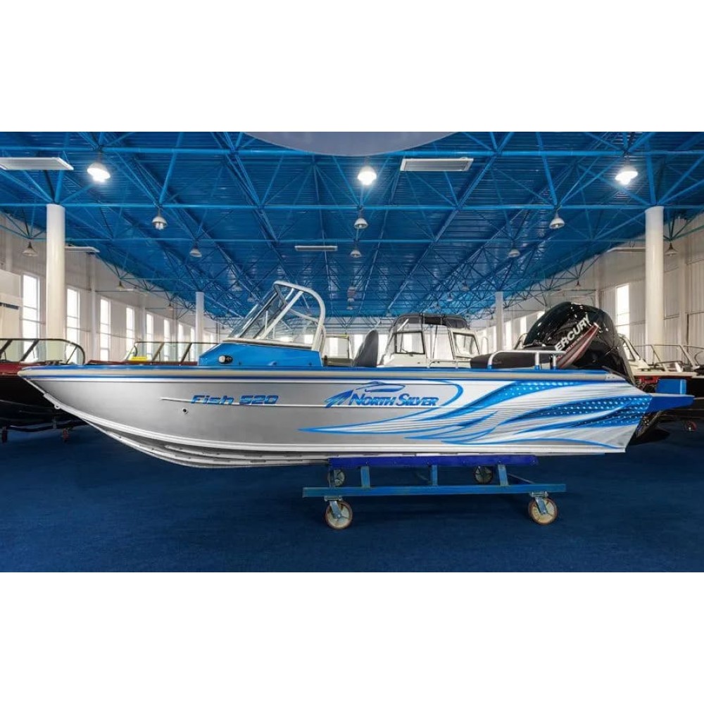 Катер-лодка алюминиевая NORTHSILVER 520 Fish Б/У