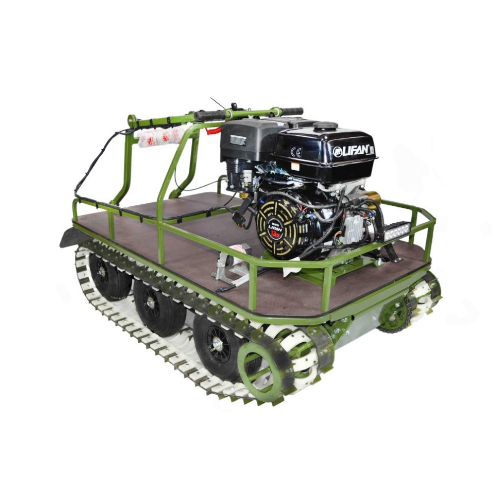 Мотобуксировщик KOIRA TR С понижающим редуктором (для болот), всесезонный. 13 л.с.