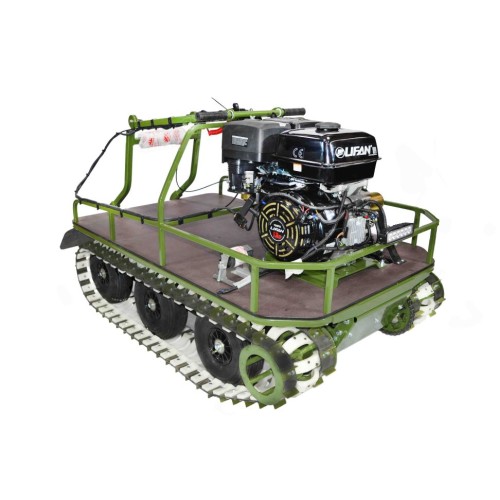 Мотобуксировщик KOIRA TR С понижающим редуктором (для болот), всесезонный. 13 л.с.