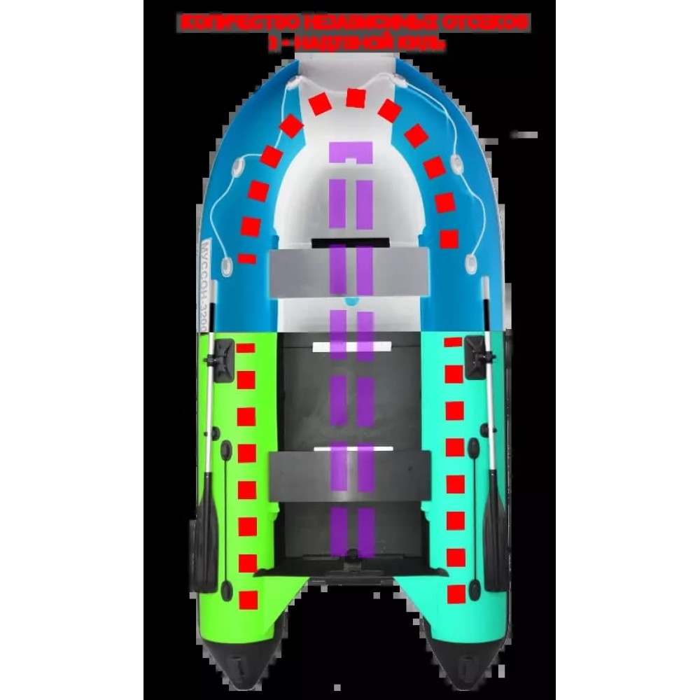 Лодка ПВХ МУССОН 3400 СК