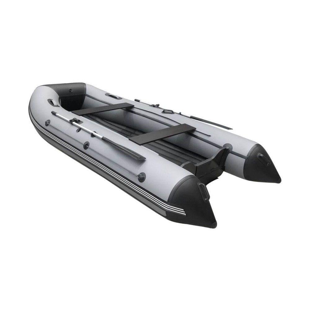 Лодка ПВХ ORCA 340 НДНД серый/черный