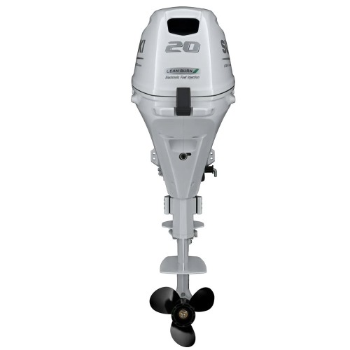 4х-тактный лодочный мотор SUZUKI DF20ATS. белый