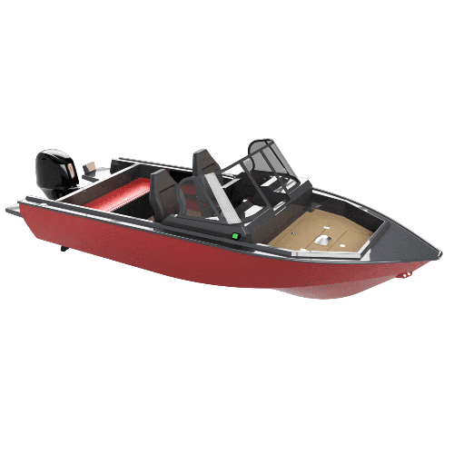 Катер-лодка алюминиевая БЕРКУТ M-Fisher