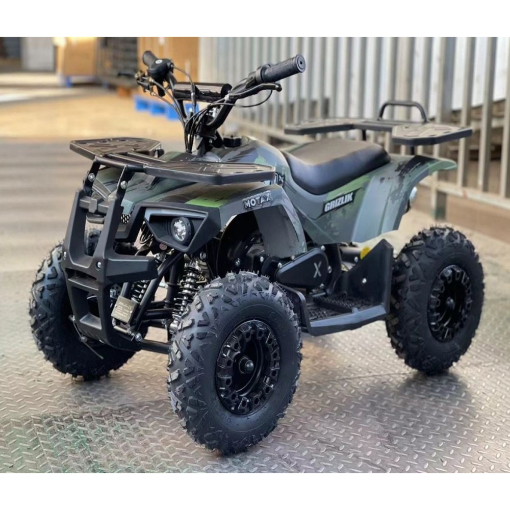 Электроквадроцикл MOTAX Mini Grizlik X-16 E1000 BW