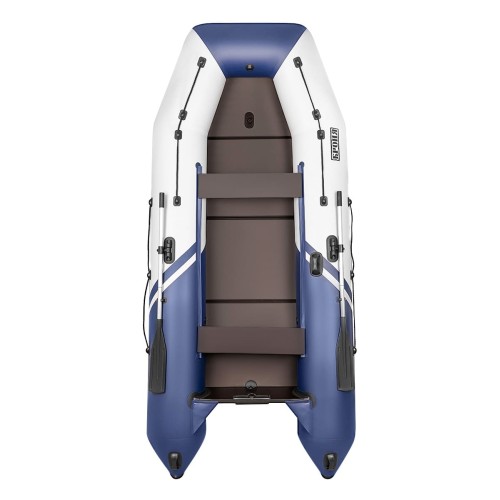 Лодка ПВХ БРОНЯ 360 СК Белый - синий