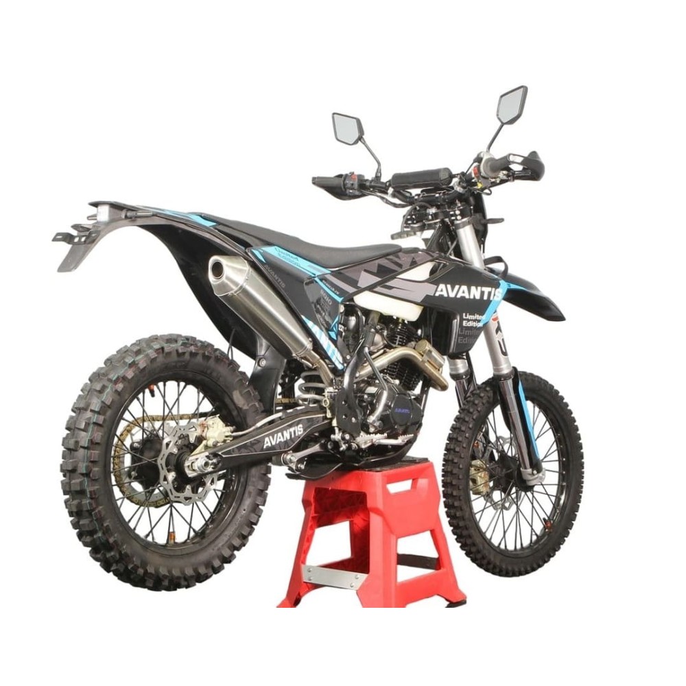 Мотоцикл кроссовый эндуро AVANTIS 250 Carb Nibbi Exclusive (CB250-F/172FMM Design HS черный) ARS с ПТС