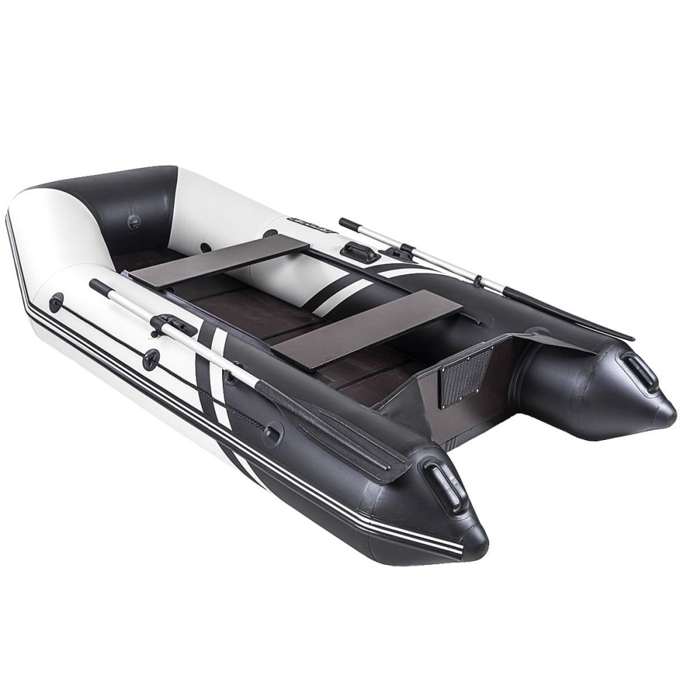 Лодка ПВХ БРОНЯ 280 СК Белый - чёрный