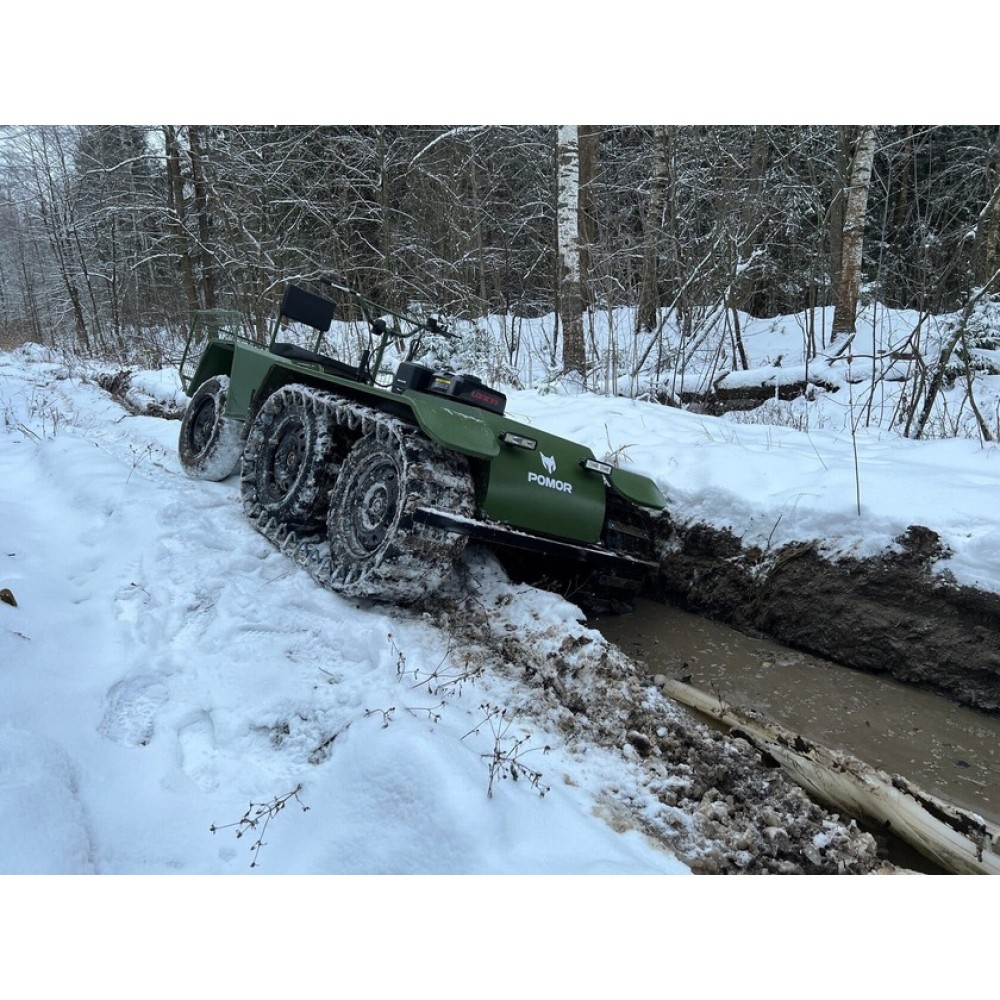 Мотобуксировщик POMOR X-6 15л.с