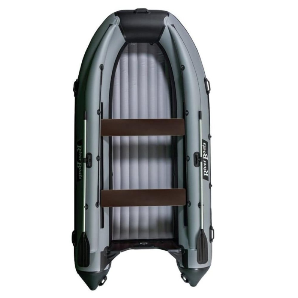 Лодка ПВХ RIVERBOATS 370 НДНД с фальшбортом