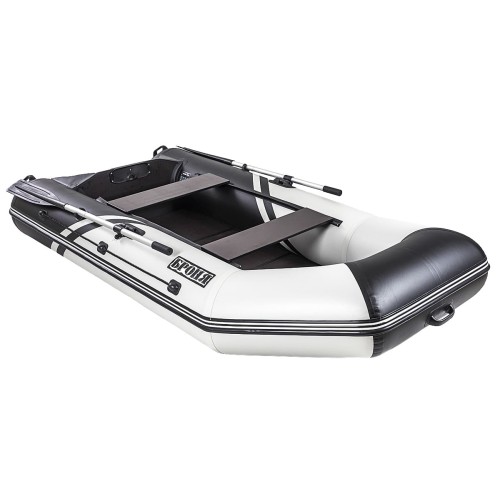 Лодка ПВХ БРОНЯ 280 Белый - чёрный