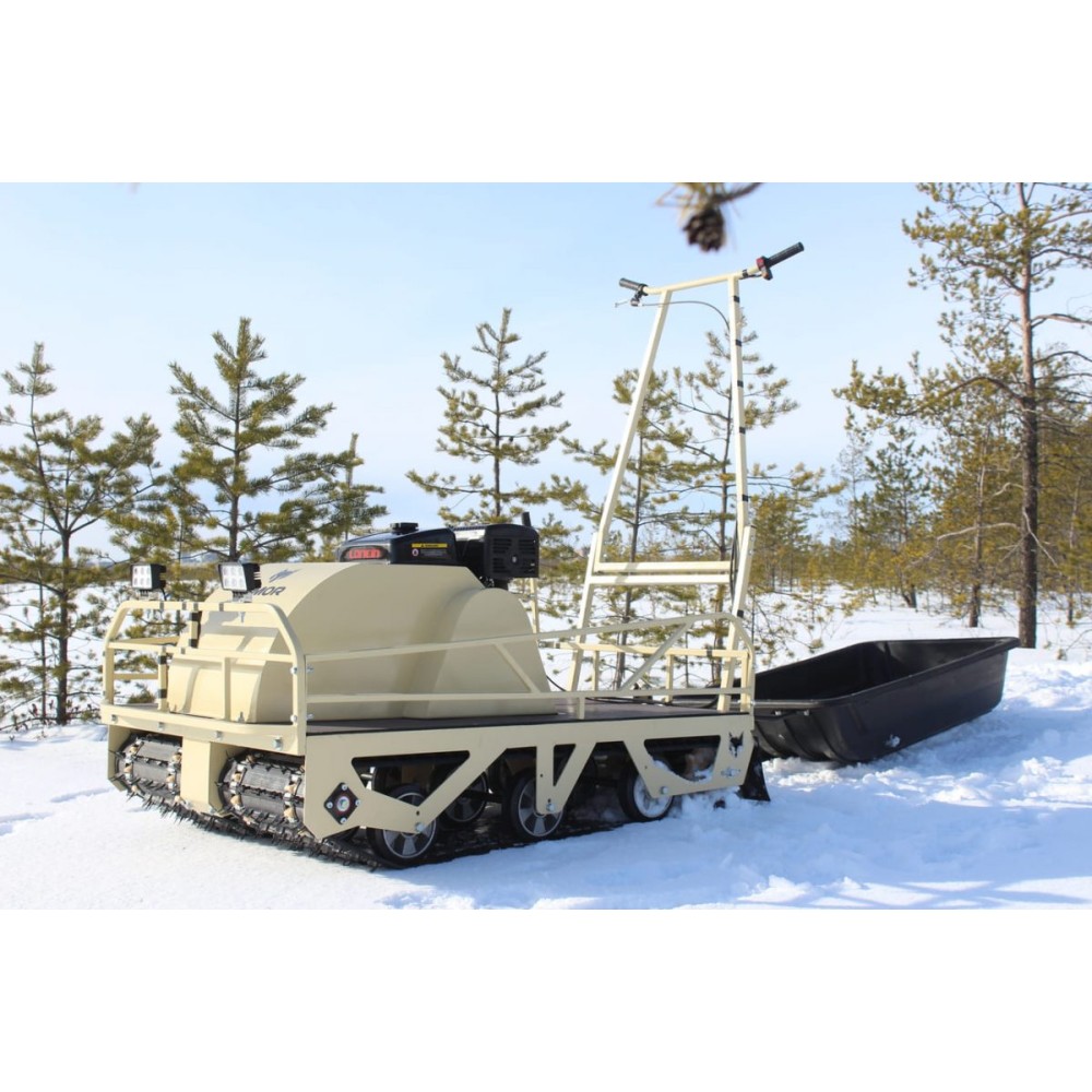 Мотобуксировщик POMOR X2 K-18 С реверс-редуктором