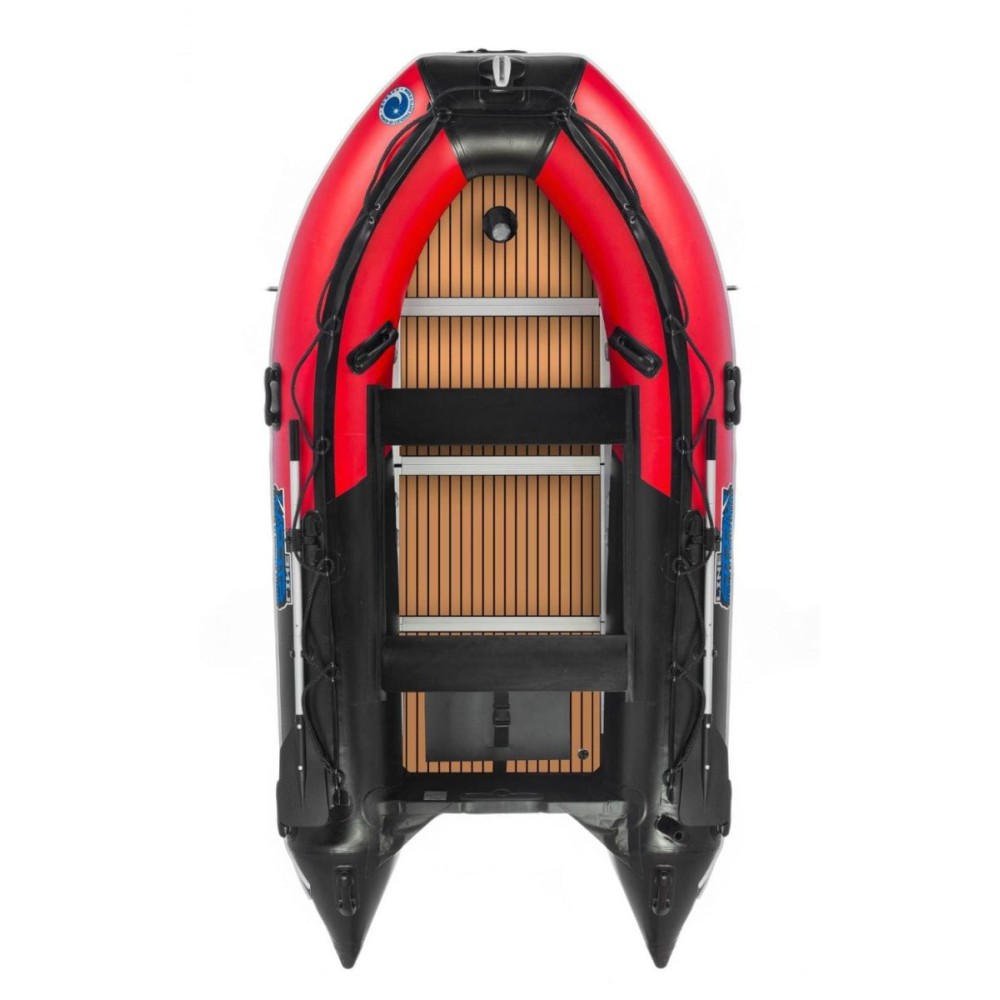 Лодка ПВХ STORMLINE Flexiteek 340 (черно-зеленая/красно-черная)