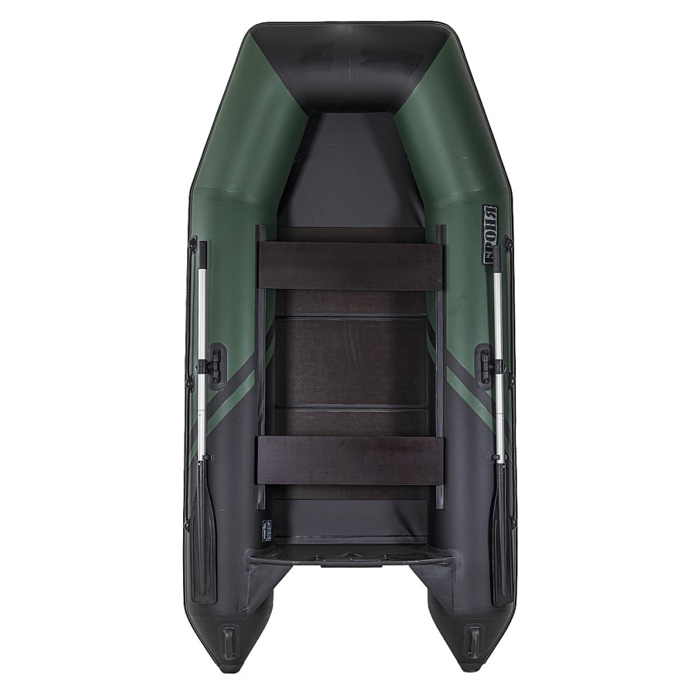 Лодка ПВХ БРОНЯ 280 Зелёный - чёрный