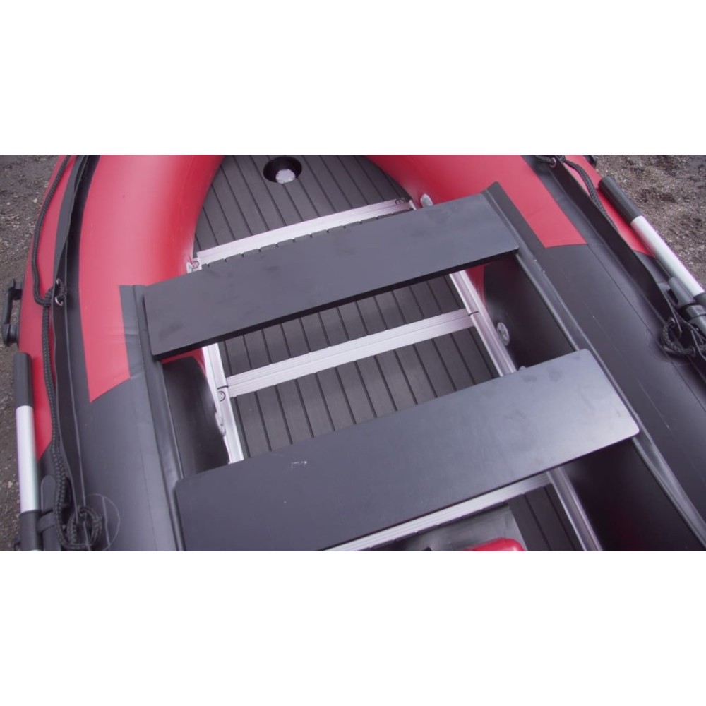 Лодка ПВХ STORMLINE Flexiteek 310 (черно-зеленая/красно-черная)