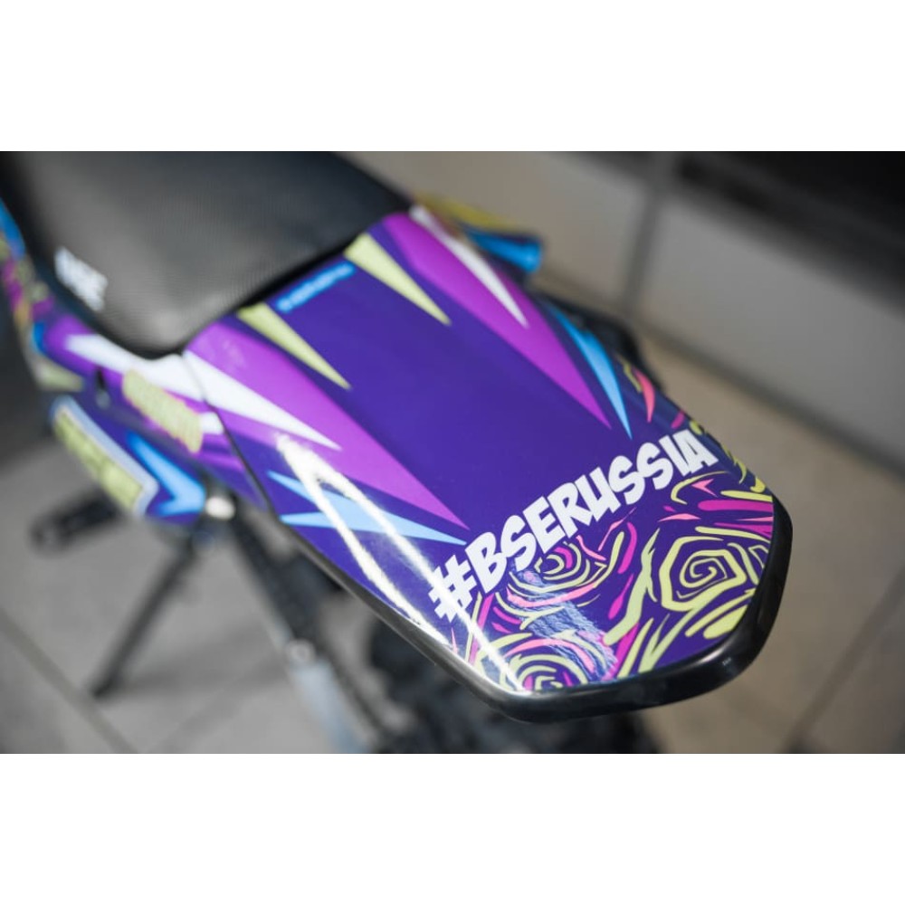 Мотоцикл BSE MX 125 17/14 Purple Dragon PITBIKE