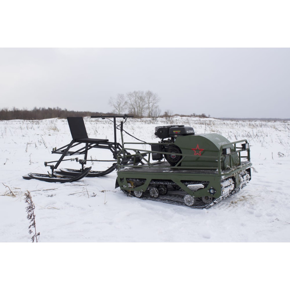 Мотобуксировщик POMOR X2 K-15 С реверс-редуктором