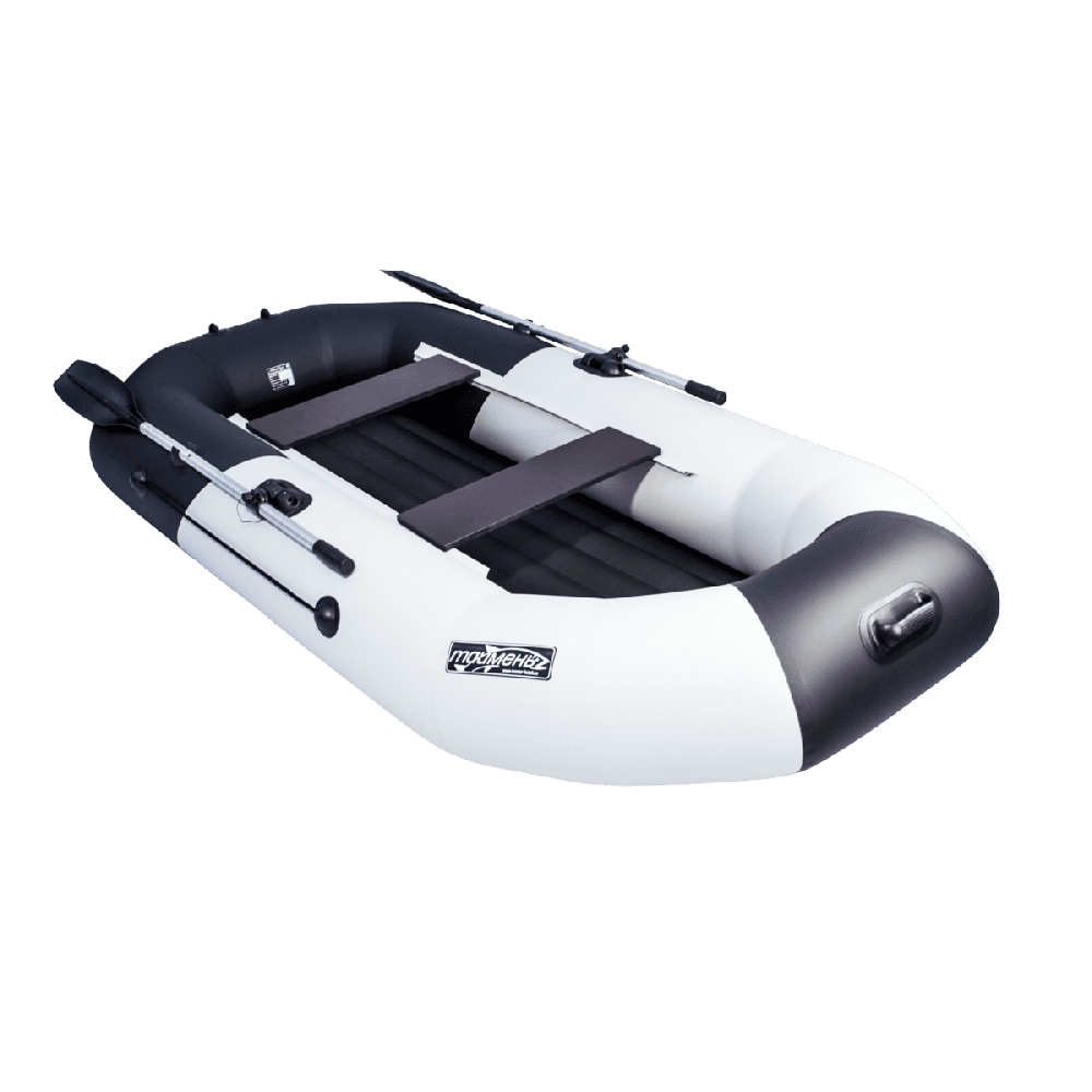 Гребная лодка ПВХ ТАЙМЕНЬ N-270 НД серый-чёрный