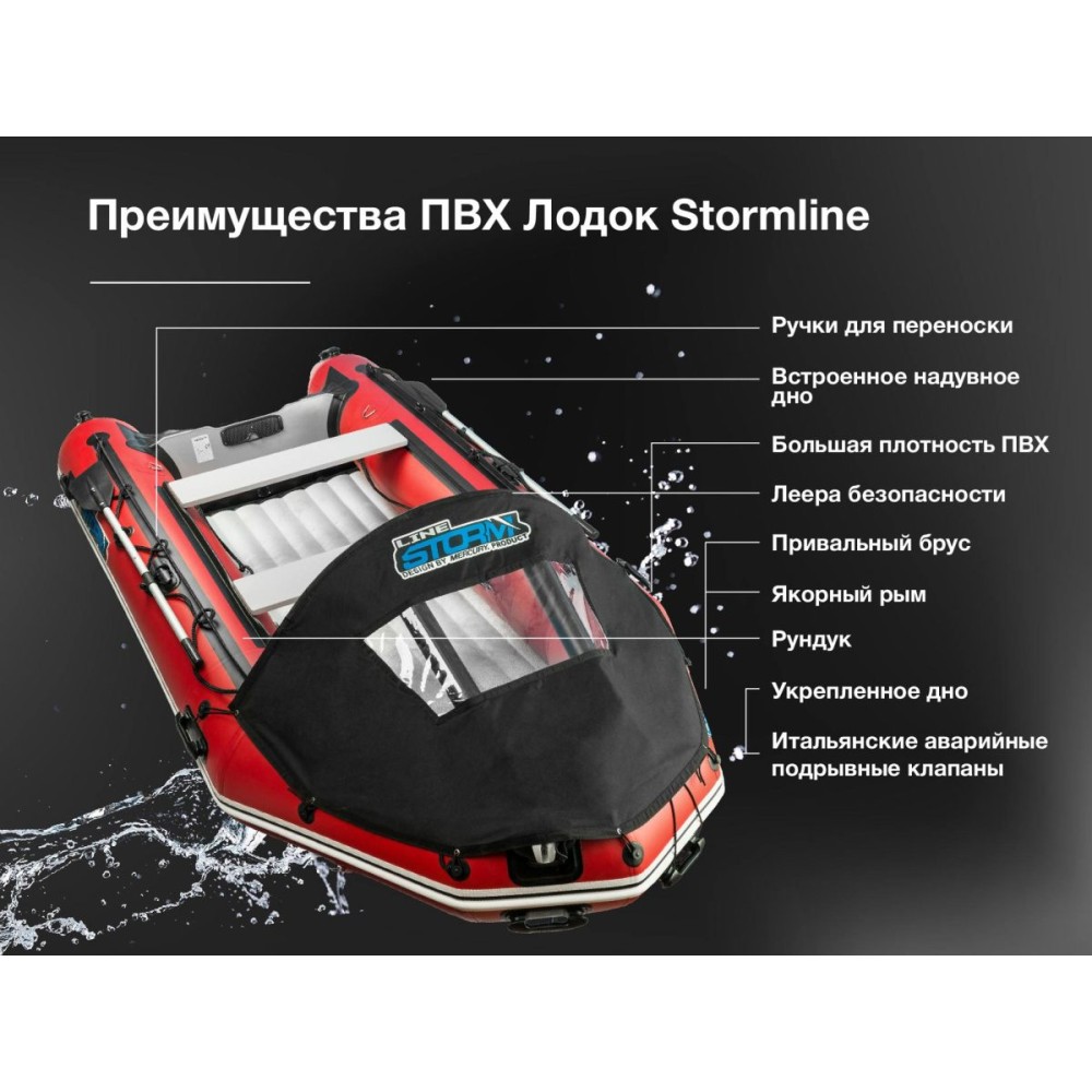 Лодка ПВХ STORMLINE Air Classic 430 (2024)