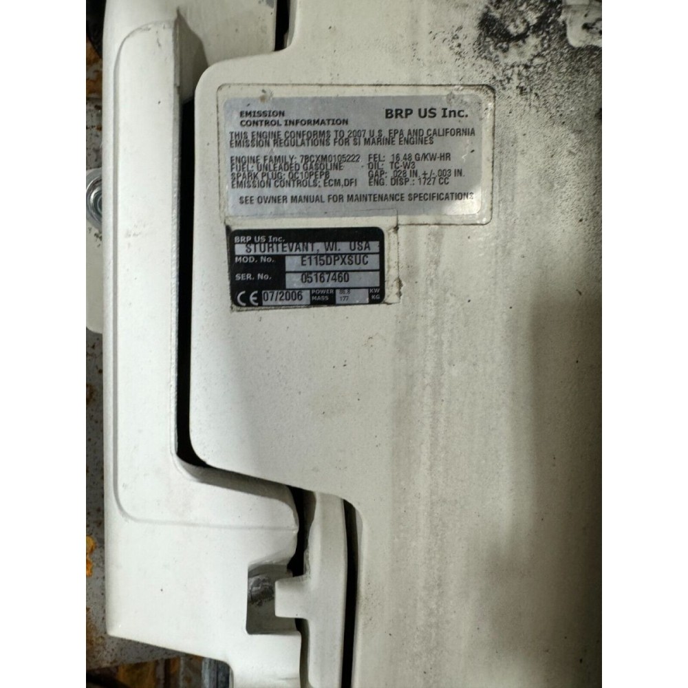 2х-тактный лодочный мотор EVINRUDE E115DHO E-TEC