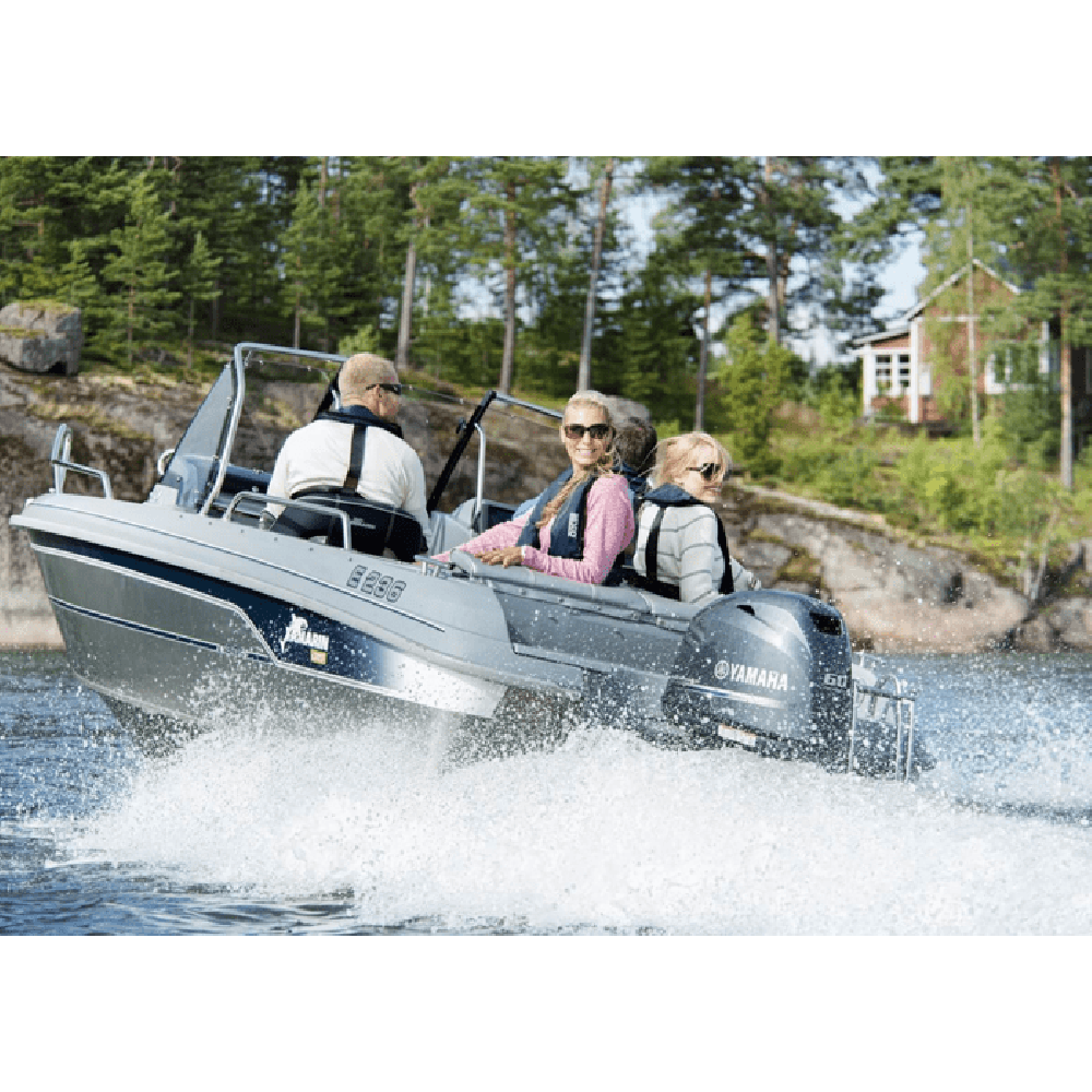 Комплект Алюминиевая лодка (катер) Mikatsu (Микатсу) 475 (Z43) Standard + мотор Yamaha F60FETL