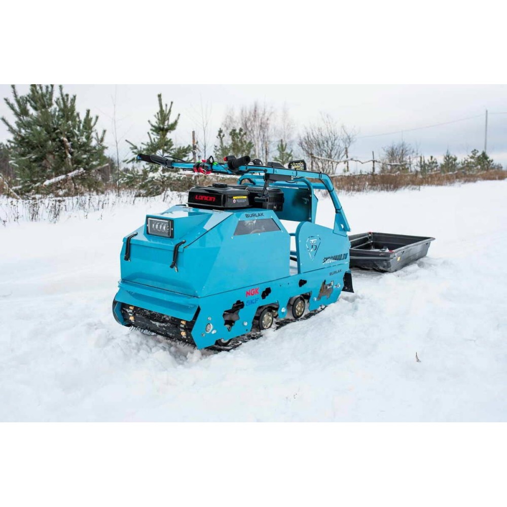 Мотобуксировщик БУРЛАК Таежник 15 л.с