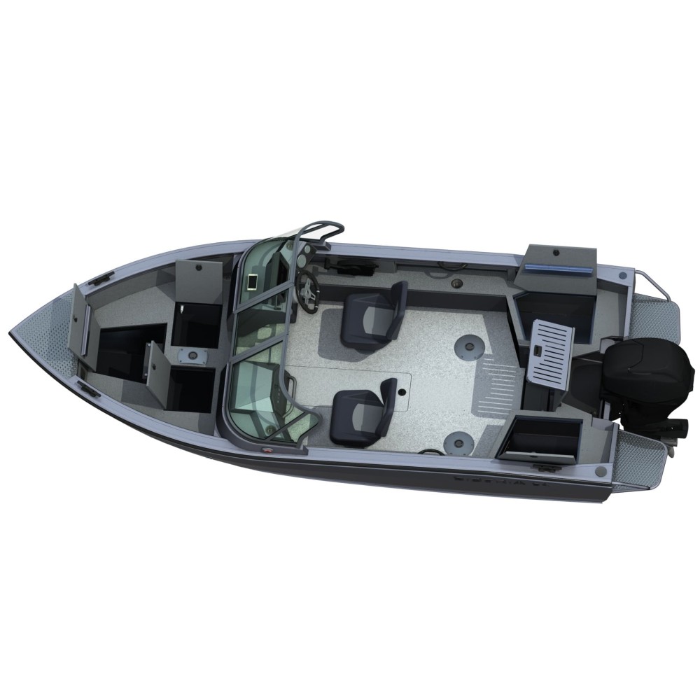 Катер-лодка алюминиевая SIBERIA S4 (mod 2)