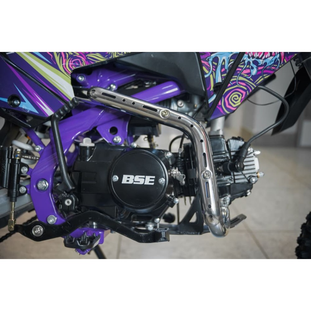 Мотоцикл BSE MX 125 17/14 Purple Dragon PITBIKE
