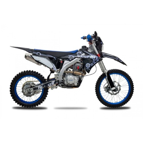 Мотоцикл кроссовый эндуро ROCKOT R4-250 Blue Trone 21/18 172FMM (2021 г.)