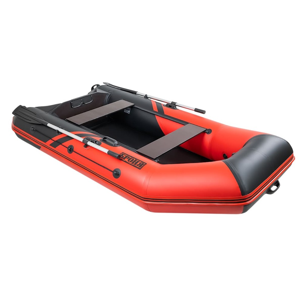Лодка ПВХ БРОНЯ 280 Красный - чёрный
