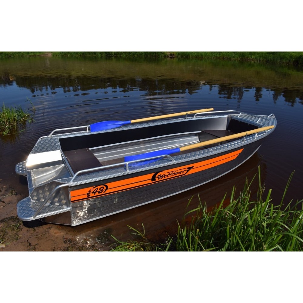 Алюминиевая лодка WELLBOAT-42