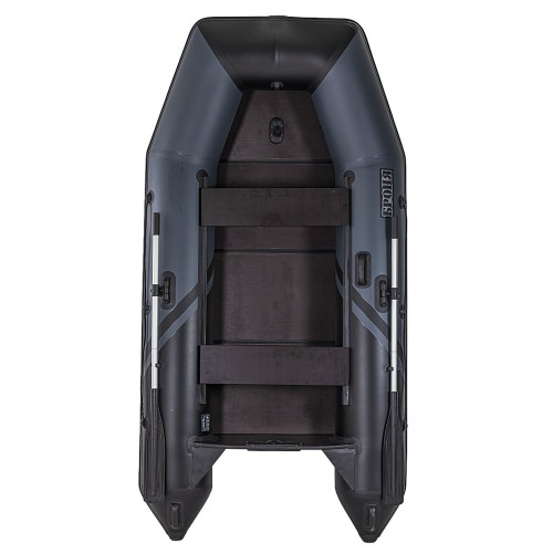 Лодка ПВХ БРОНЯ 280 СК Графит - чёрный