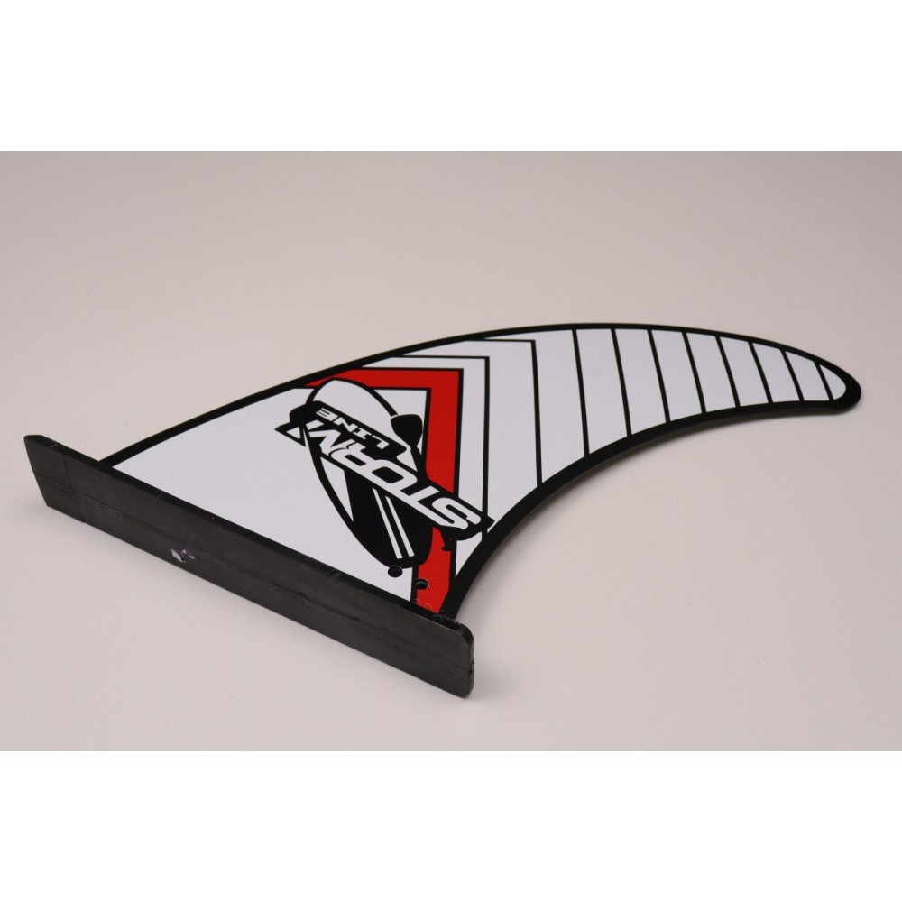 Основной плавник для SUP Stormline, белый/черный