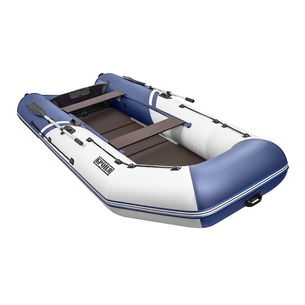 Лодка ПВХ БРОНЯ 360 СК Белый - синий
