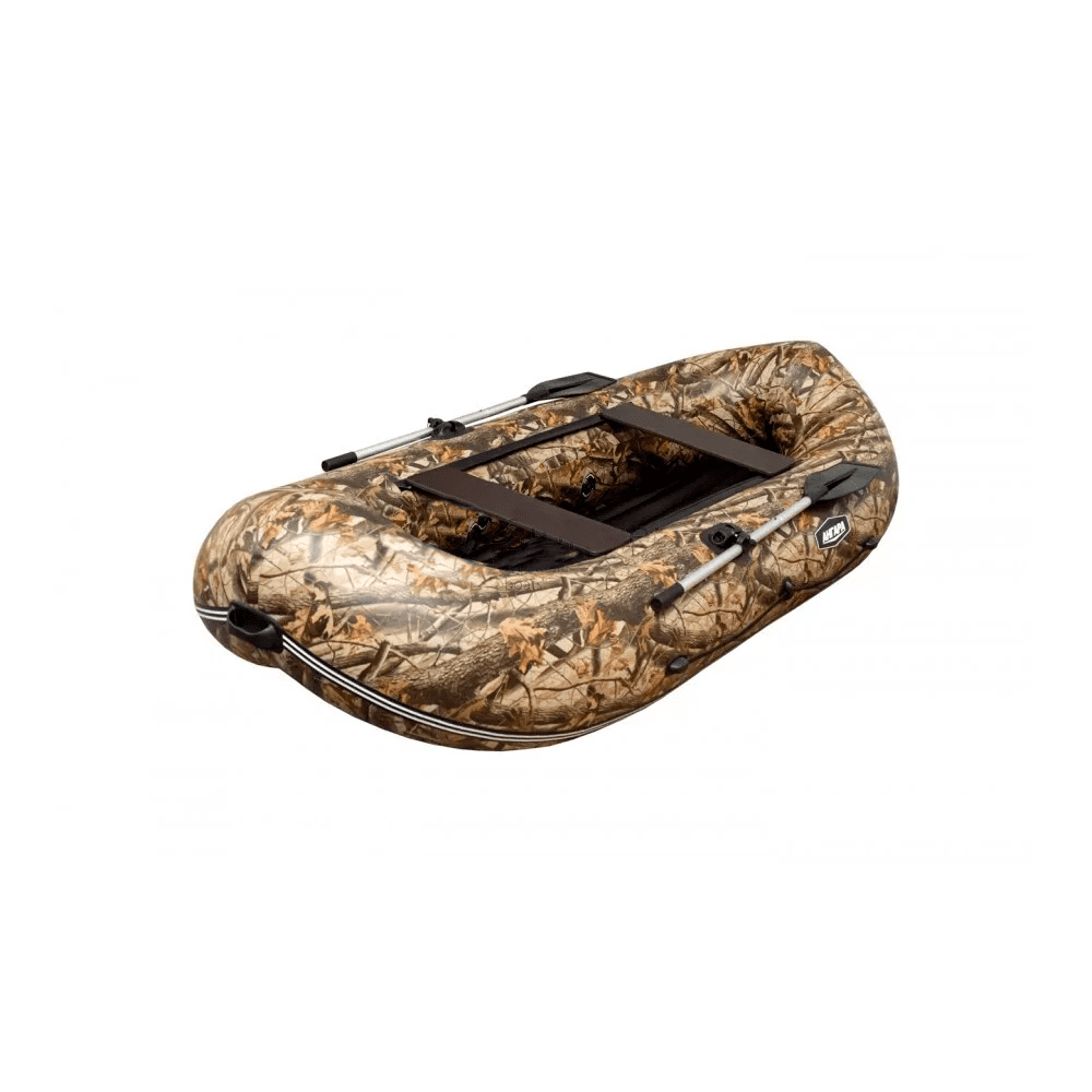 Гребная лодка ПВХ SIBRIVER Ангара-270 НД КМФ (Лес)