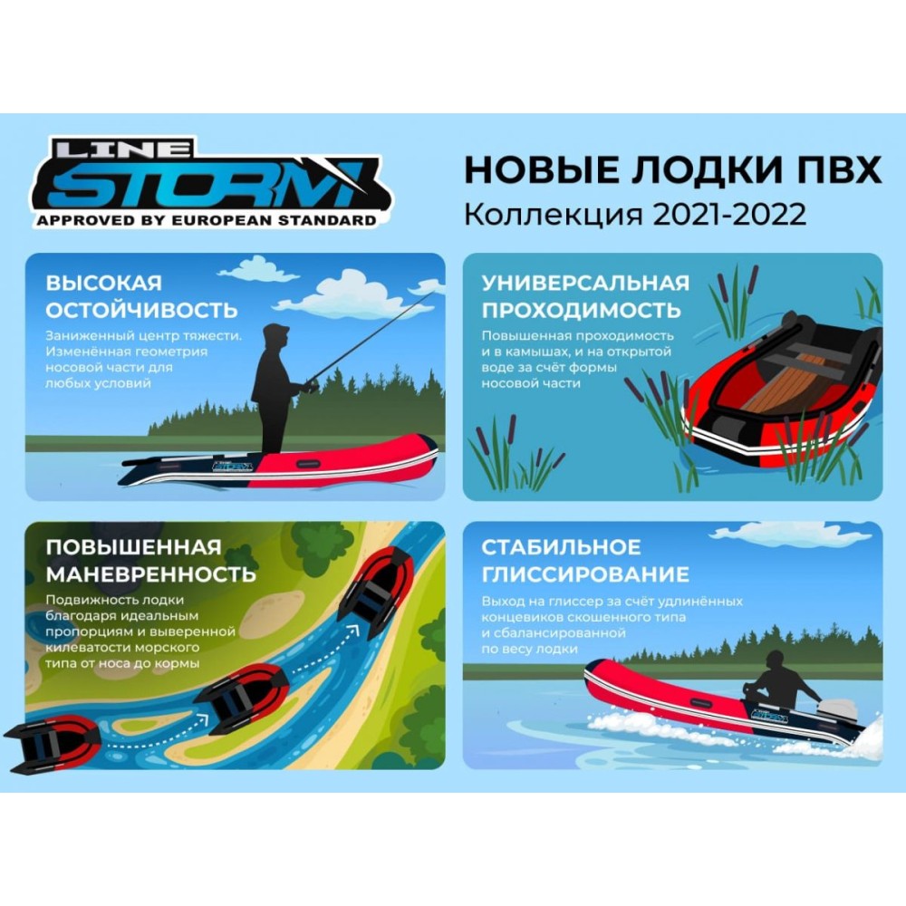Лодка ПВХ STORMLINE Adventure Standard 400