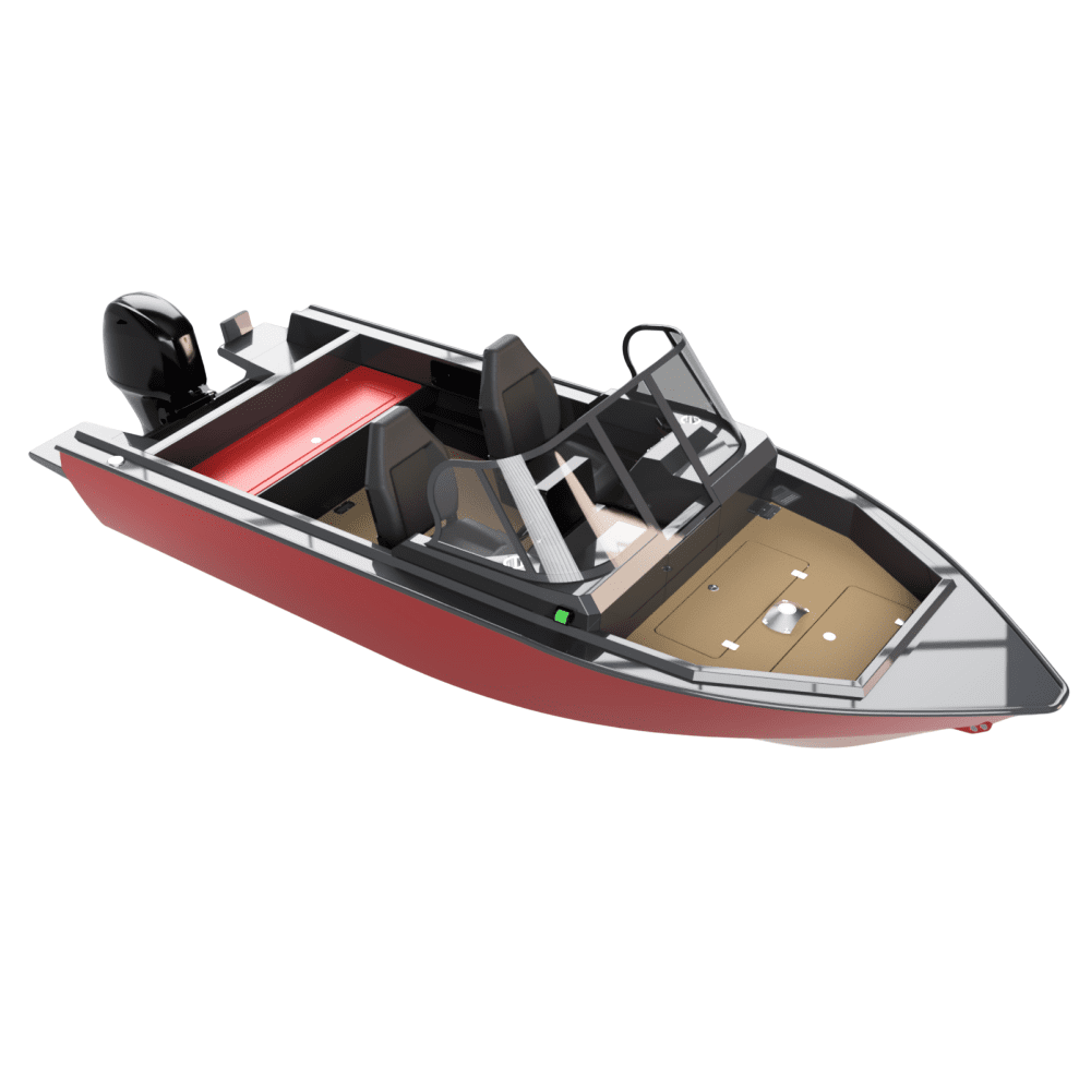 Катер-лодка алюминиевая БЕРКУТ M-Fisher