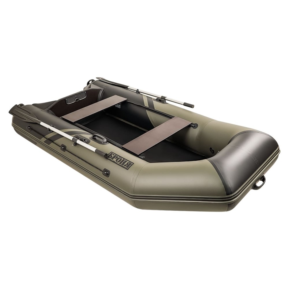 Лодка ПВХ БРОНЯ 280 Хаки - чёрный