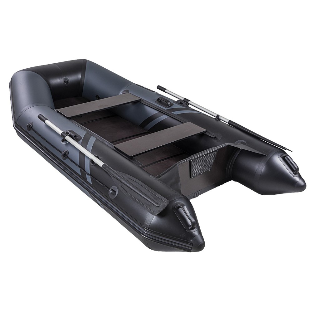 Лодка ПВХ БРОНЯ 280 СК Графит - чёрный