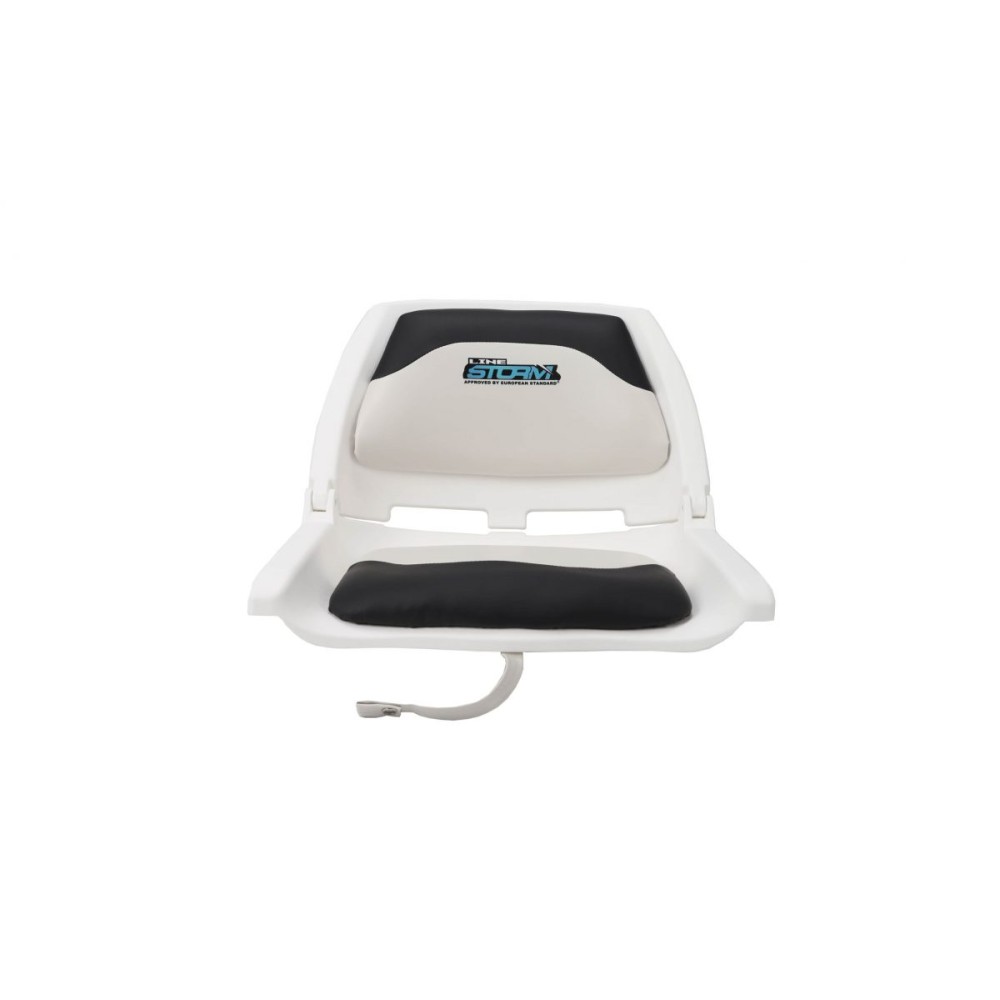 Кресло складное Stormline белый/черный