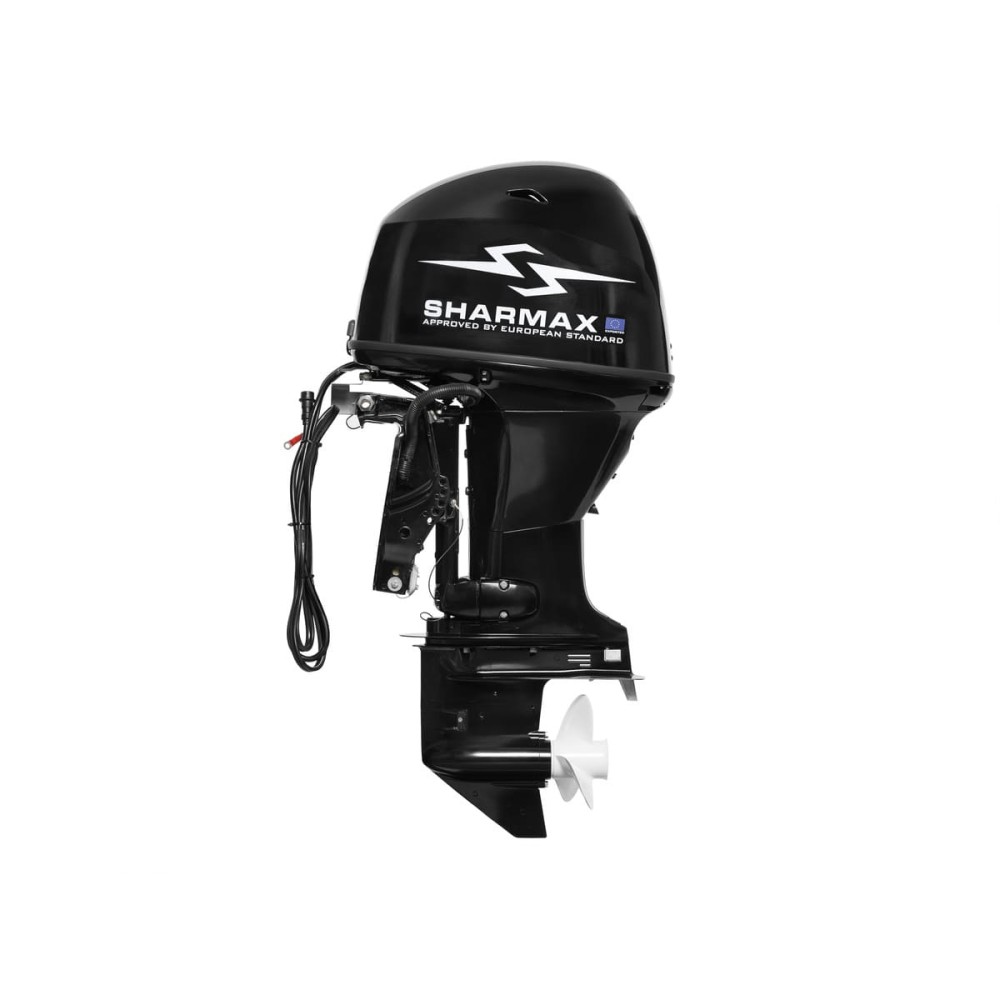 Комплект Алюминиевая лодка (катер) Mikatsu (Микатсу) 470 (Z43) Sport + мотор Sharmax SMF60FEL-T EFI