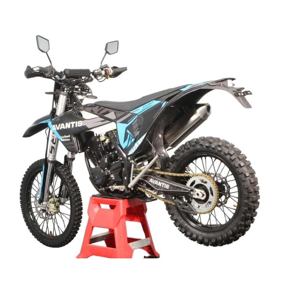 Мотоцикл кроссовый эндуро AVANTIS 250 Carb Nibbi Exclusive (CB250-F/172FMM Design HS черный) ARS с ПТС