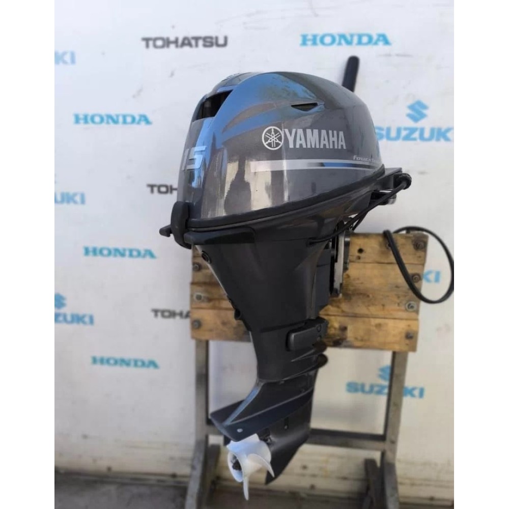 4х-тактный лодочный мотор YAMAHA F15CMHS Б/У