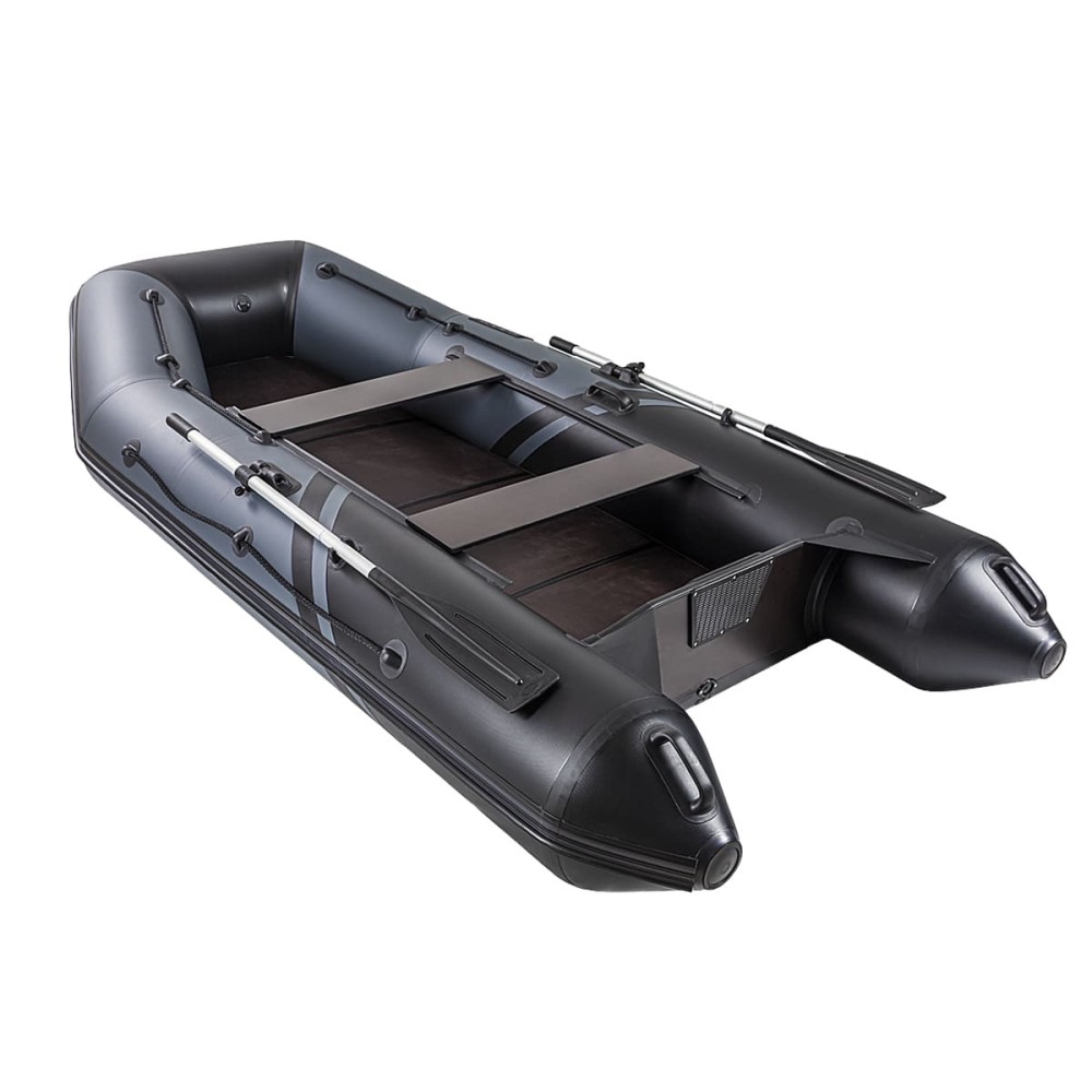 Лодка ПВХ БРОНЯ 320 СК Графит - чёрный