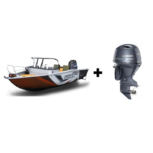 Комплект Алюминиевая лодка (катер) Mikatsu (Микатсу) 570 (Z43) Sport + мотор Yamaha F115BETL