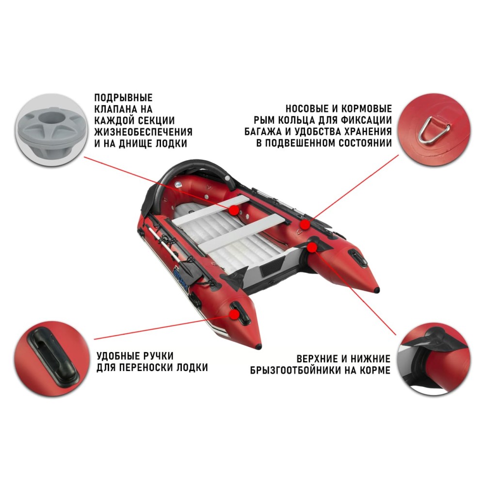 Лодка ПВХ STORMLINE Heavy Duty AL 530 (2024)