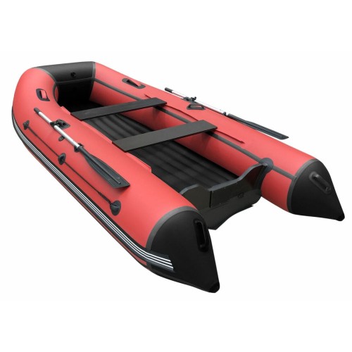 Лодка ПВХ ORCA 380 НДНД красный/черный
