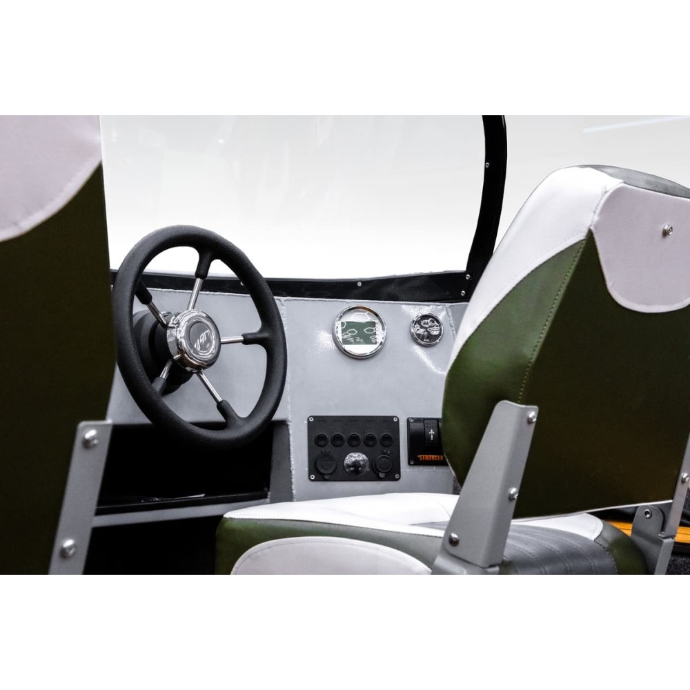 Комплект Алюминиевая лодка (катер) Mikatsu (Микатсу) 475 (Z43) Premium + мотор Hidea HDEF60FUEL-T EFI